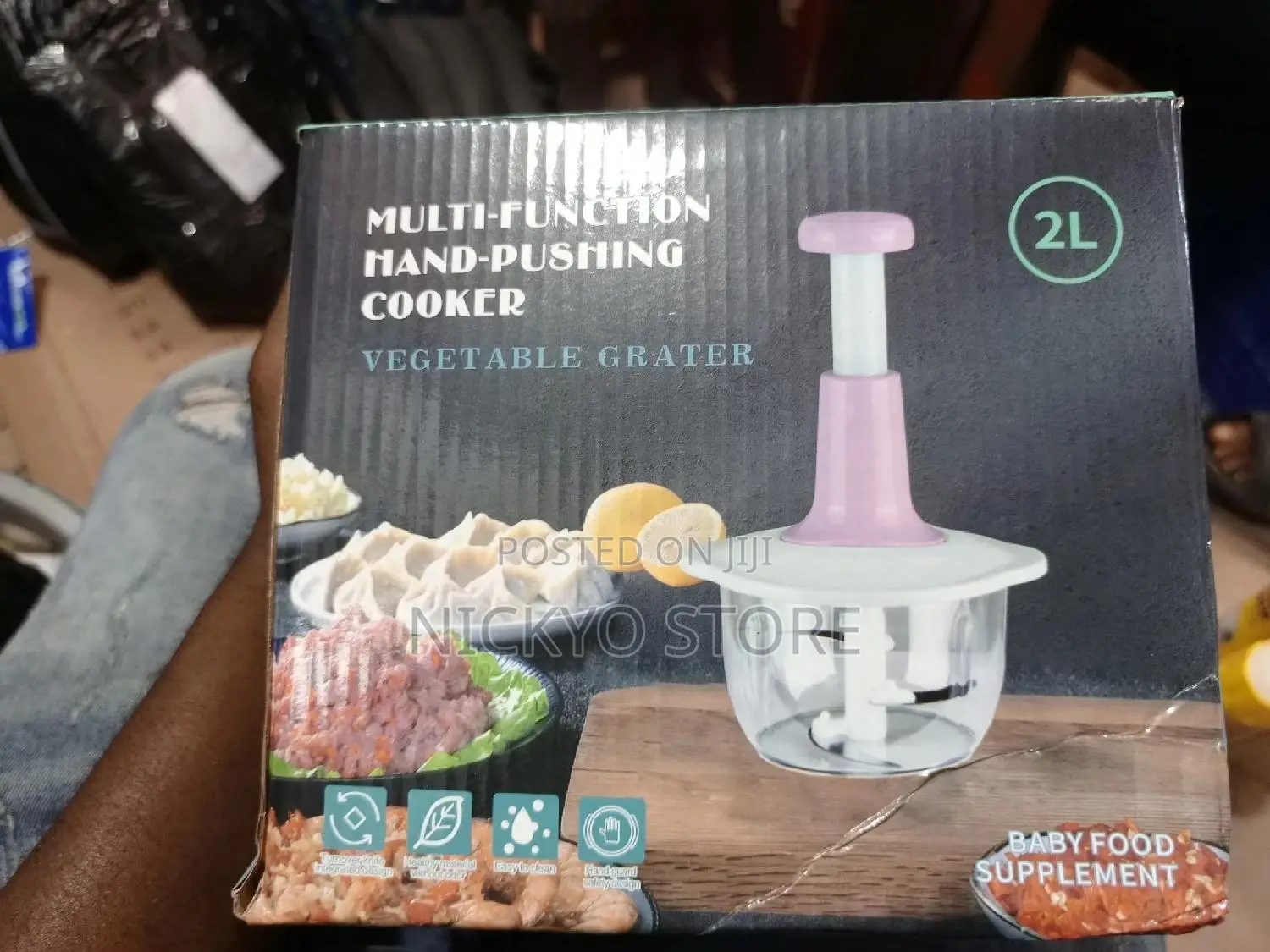 2liters Hand Pat Food Processor