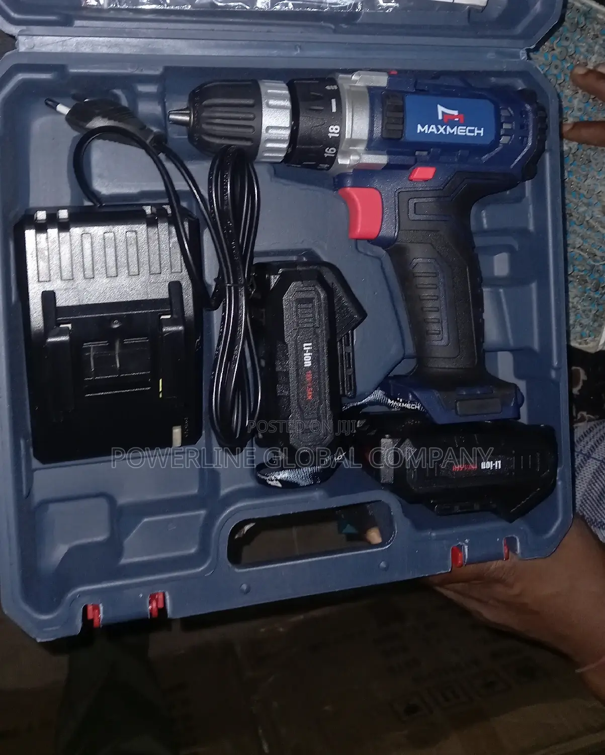 Drilling Machine With Double Battery for Electrical Works