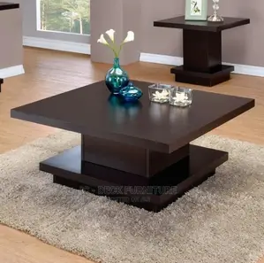 Tbl29 Contempt 30" Square Pedestal Coffee Table W/ Storage