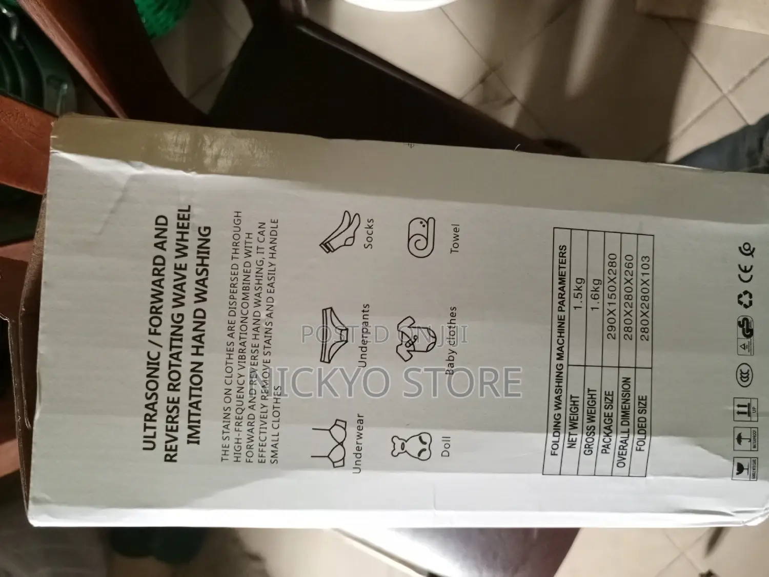 Mini Washing Machine Foldable Washing Machine With Handle