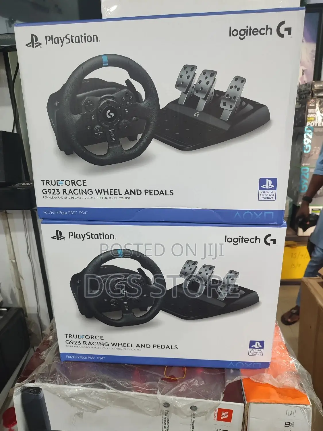Logitech Trueforce G923 Racing Wheel Pedals Ps5,Ps4,PC