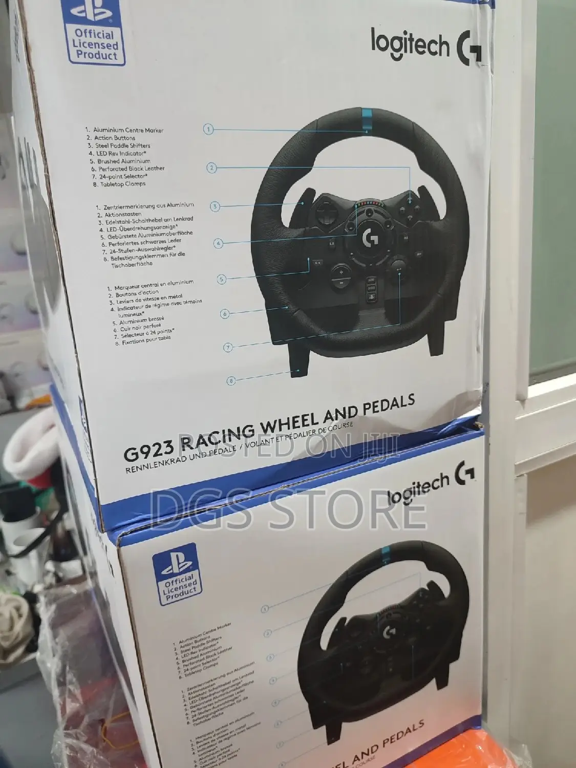 Logitech Trueforce G923 Racing Wheel Pedals Ps5,Ps4,PC