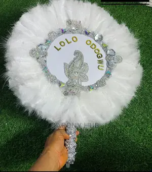 Bridal Handfan With Letters
