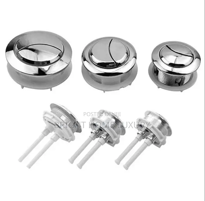 Push Button With Rods Dual Flush Toilet Water Tank Push Buttons Rods for sale - Bright Home ...