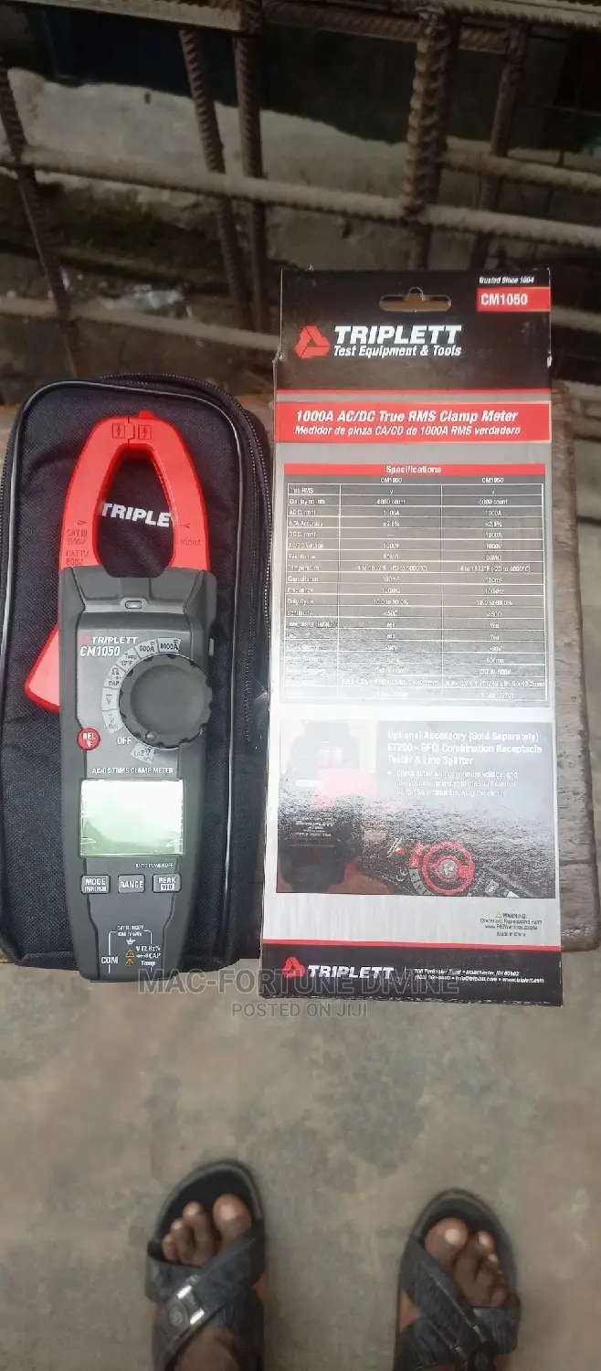 Original Triplett AC/DC Clamp Meter (CM1050)