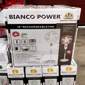 Bianco Power Rechargeable Standing Fan 16"