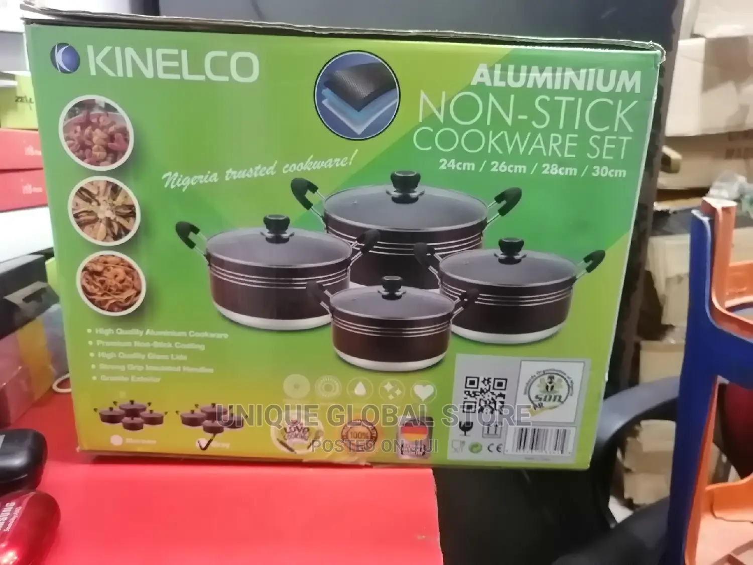 Kinelco Non Stick Cookware Sets Pot