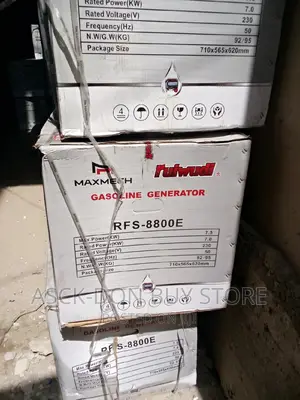 Maxmech 7.5kva 100% Pure Copper Wire, Model RFS- 8800E