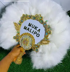 Bridal Handfan With Rechargeable Fan