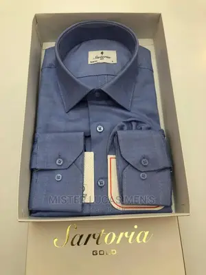 Blue Sartoria Gold Shirts.