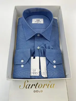 Blue Sartoria Gold Shirts.