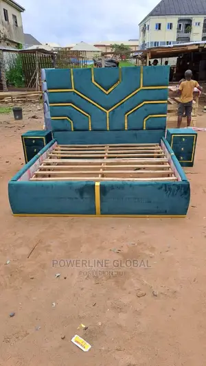 Bed Frame 6x6 With 2 Side Drawer For Homes/ Hotels