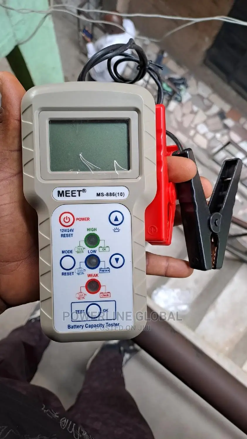 Battery Tester Meter for Reading Battery Capacity 12v to 24v