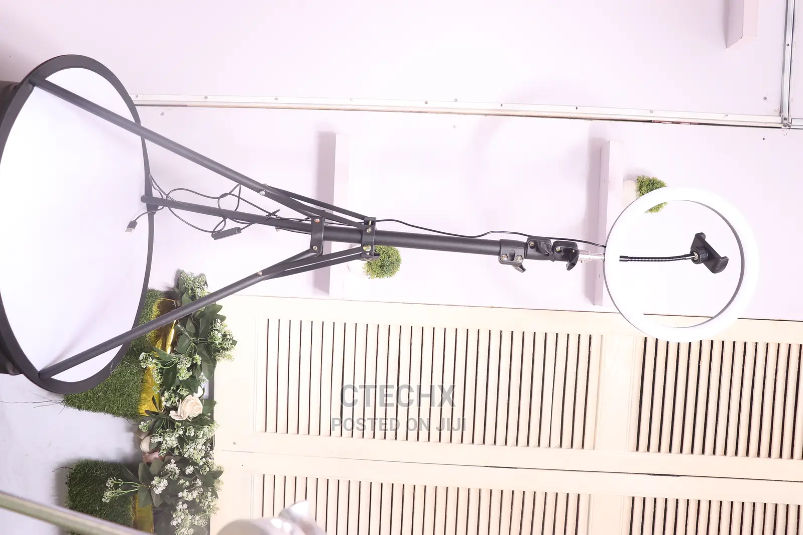 LED Ring Light With Tripod Stand and Phone Holder