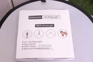 LED Ring Light With Tripod Stand and Phone Holder