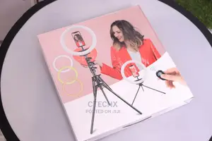 LED Ring Light With Tripod Stand and Phone Holder
