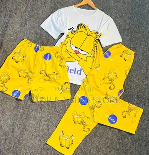 Ladies 3pieces Character Pyjamas Set