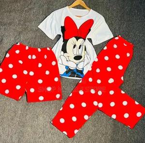 Ladies 3pieces Character Pyjamas Set