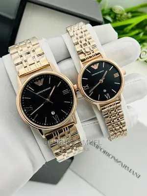Non Tarnish Couples Wristwatch