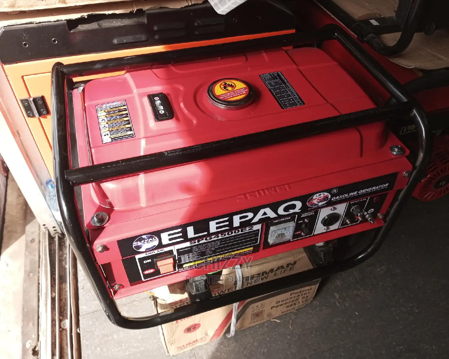Elepaq Generator 100%Copper Wire 3.5kva