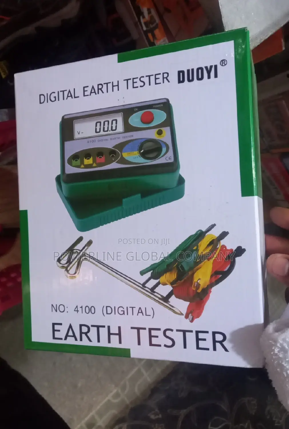 Earth Tester Meter for Construction Companies/ Soil Analysis