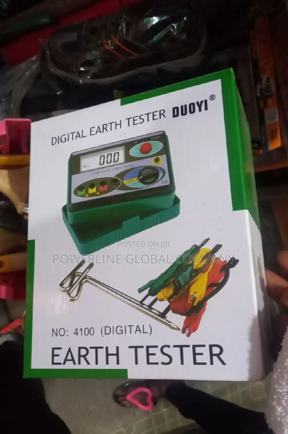 Earth Tester Meter for Construction Companies/ Soil Analysis