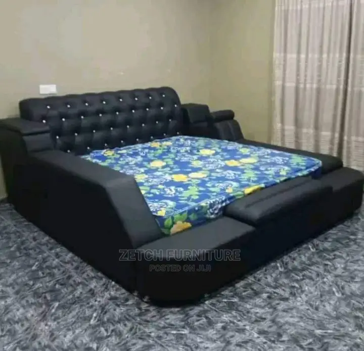 Comfortable 6x6 Padded Bedframe Cabinets