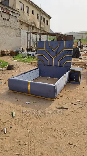 Bed Frame 4x6 With One Bed Side Drawer for Homes/ Lounges