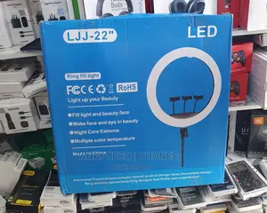 Led Soft Ring Light JJ22 INCHES / Stepless Dimming, Soft