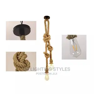Creative Hemp Rope Light