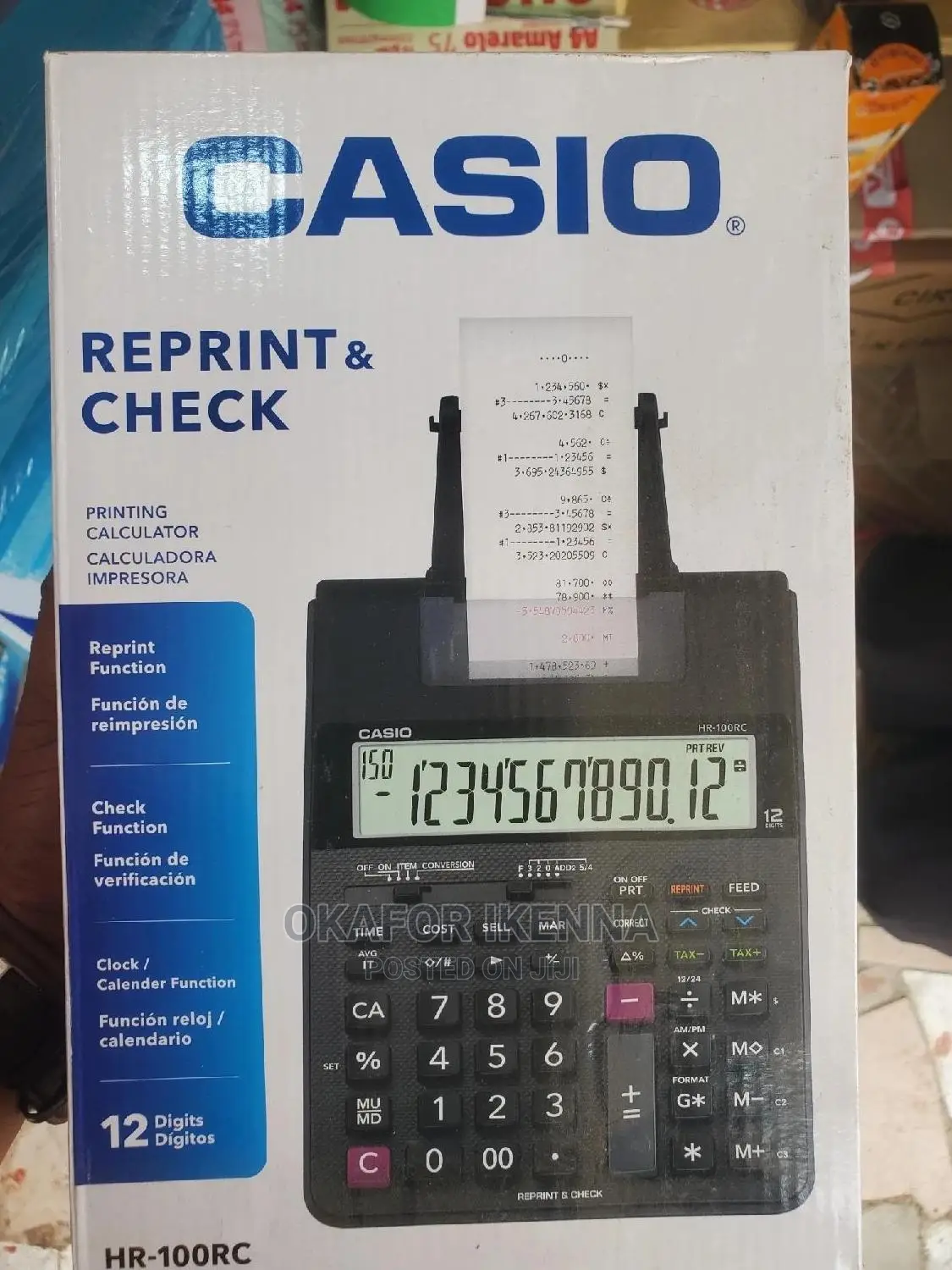 Casio Printing Calculator Hr-100rc