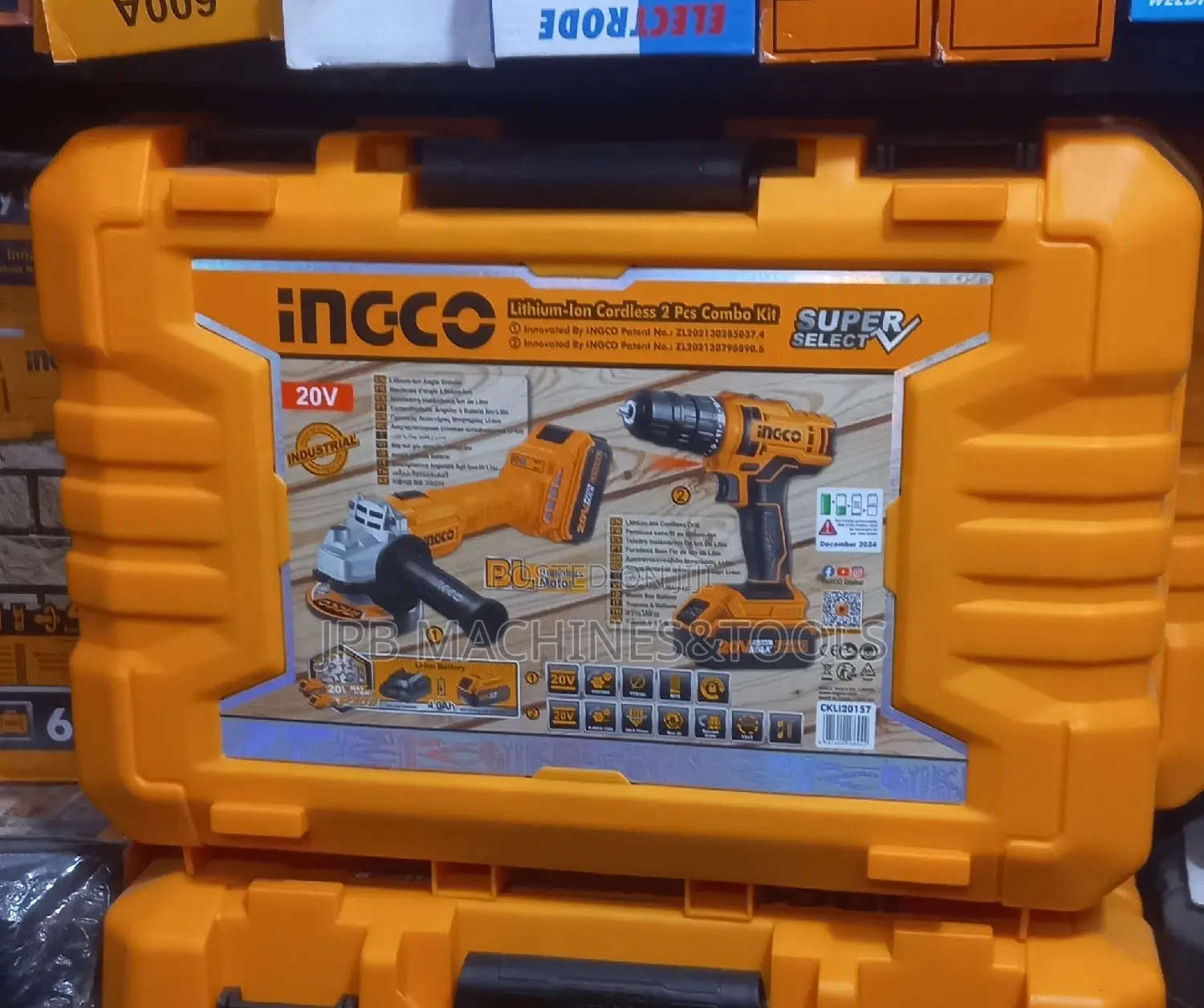 Cordless Impact Drill and Angle Grinder Combo