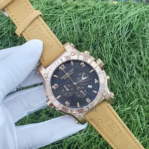 Original MONTBLANC Leather Strap Watch Available in Store