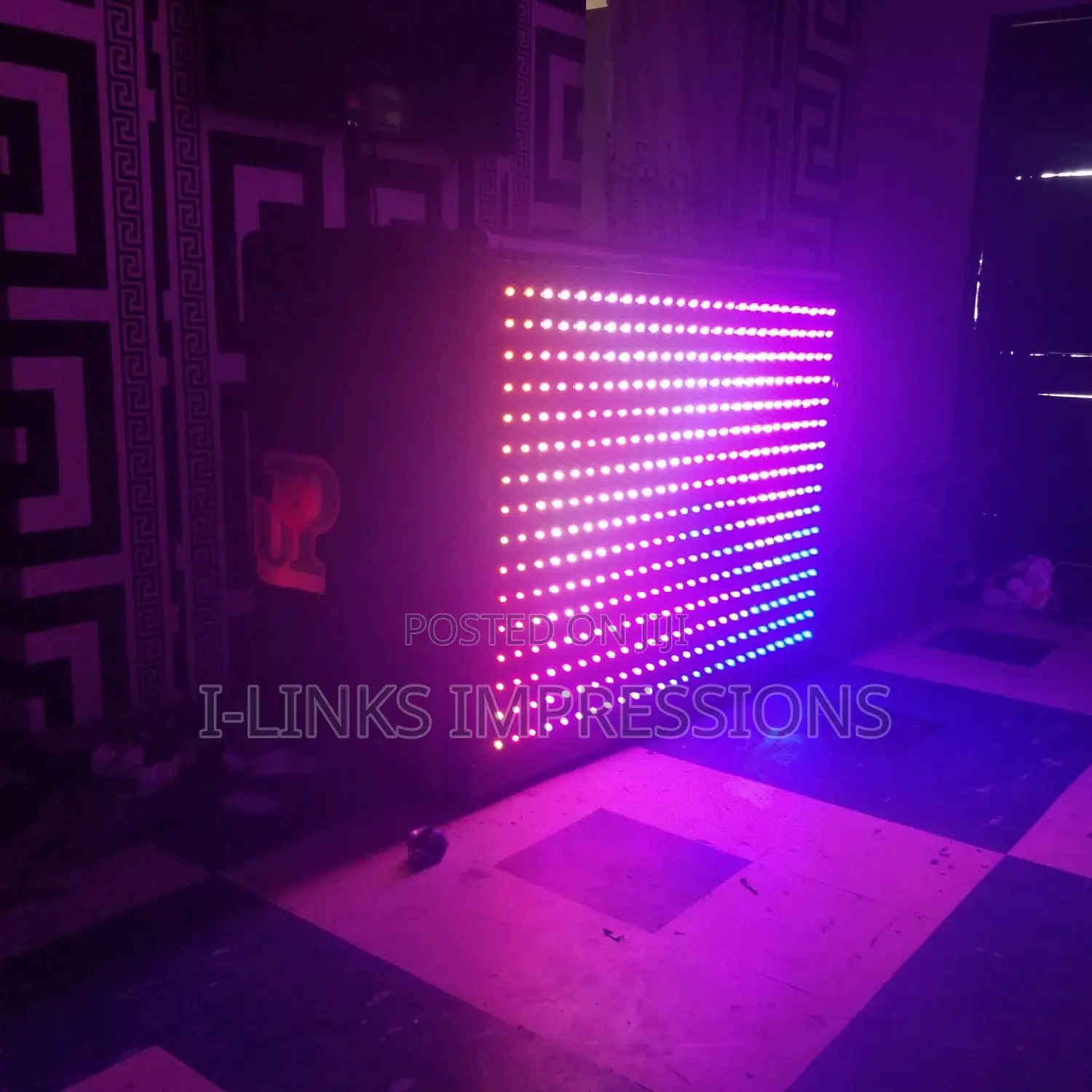 LED DJ Booth/Facade Construction