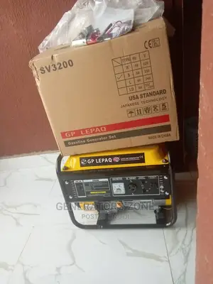 Brand New Elepaq 1.5kva Manual Generator - Sv3200