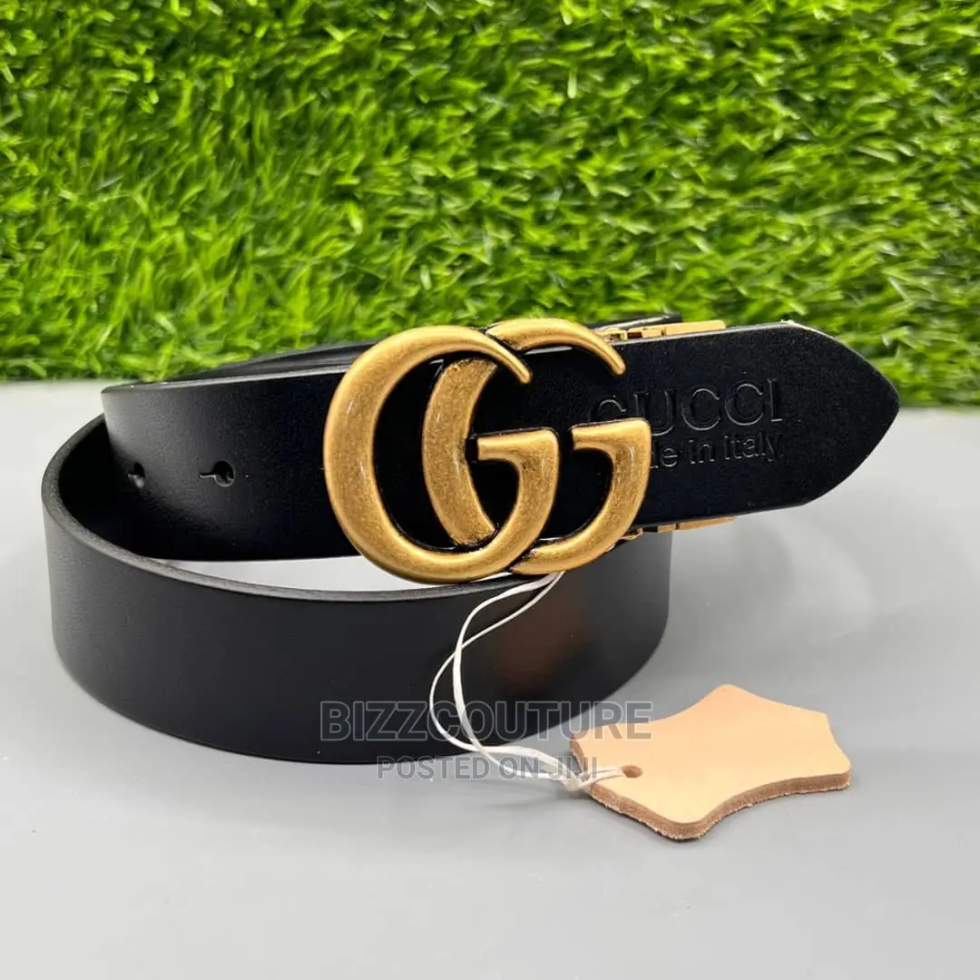 Original GUCCI 100% Leather Belts Available in Store