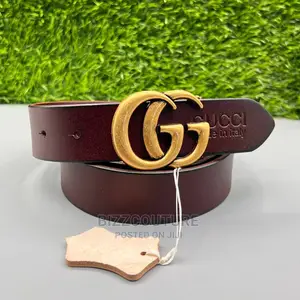 Original GUCCI 100% Leather Belts Available in Store