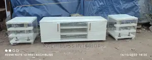 Tv Console Side Stools