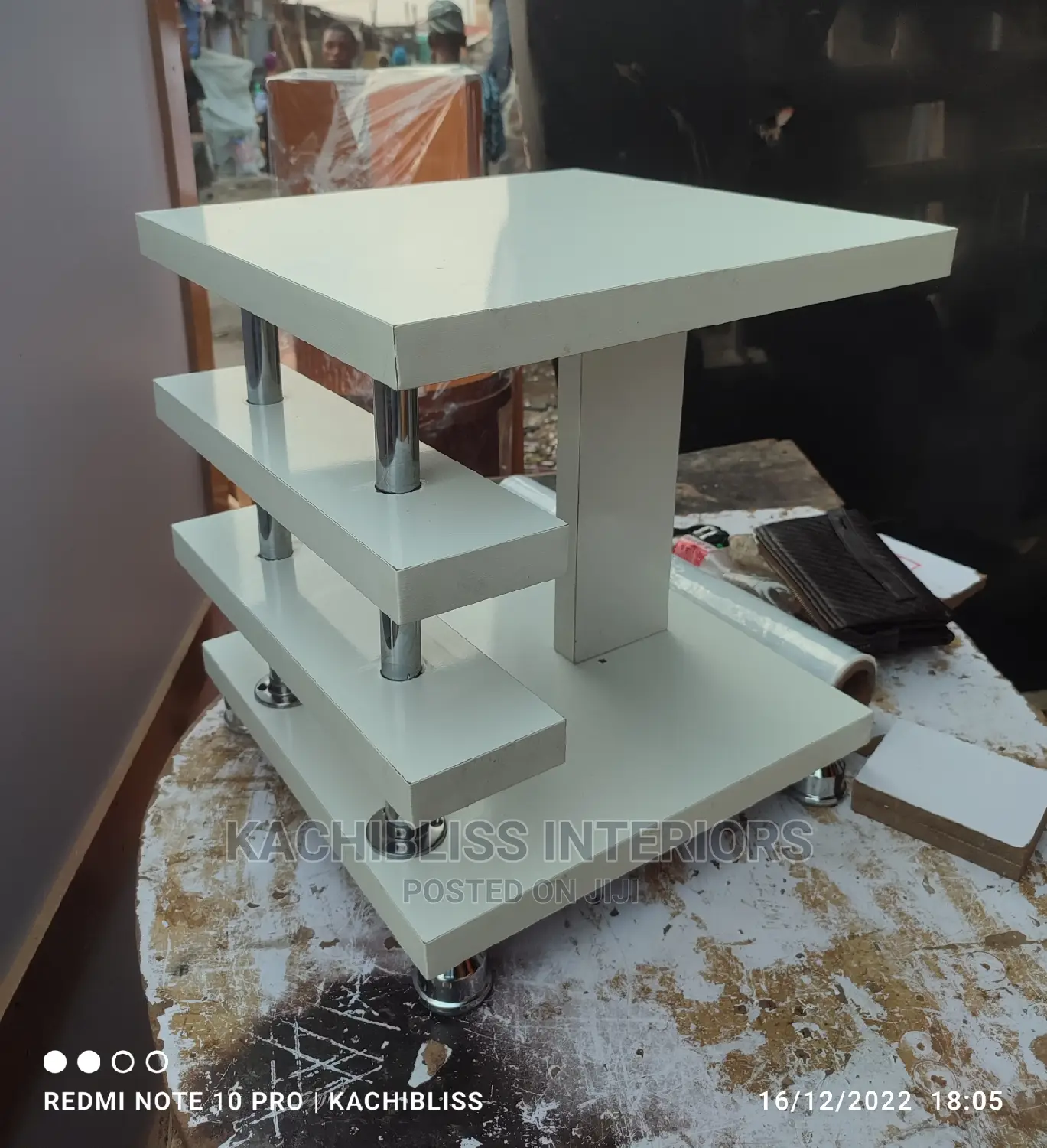 Tv Console Side Stools