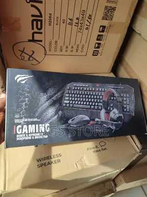 Havit 4in1 Kb501cm Gaming Headphone, Mouse, Keyboard,Pad