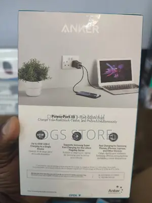 Anker Power Port Lll 3 Port 65w Pod Charger