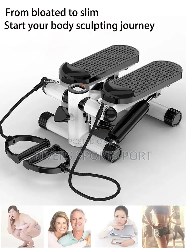 Bicycle Foldable Pedal Mini Stepper Machine With Counter
