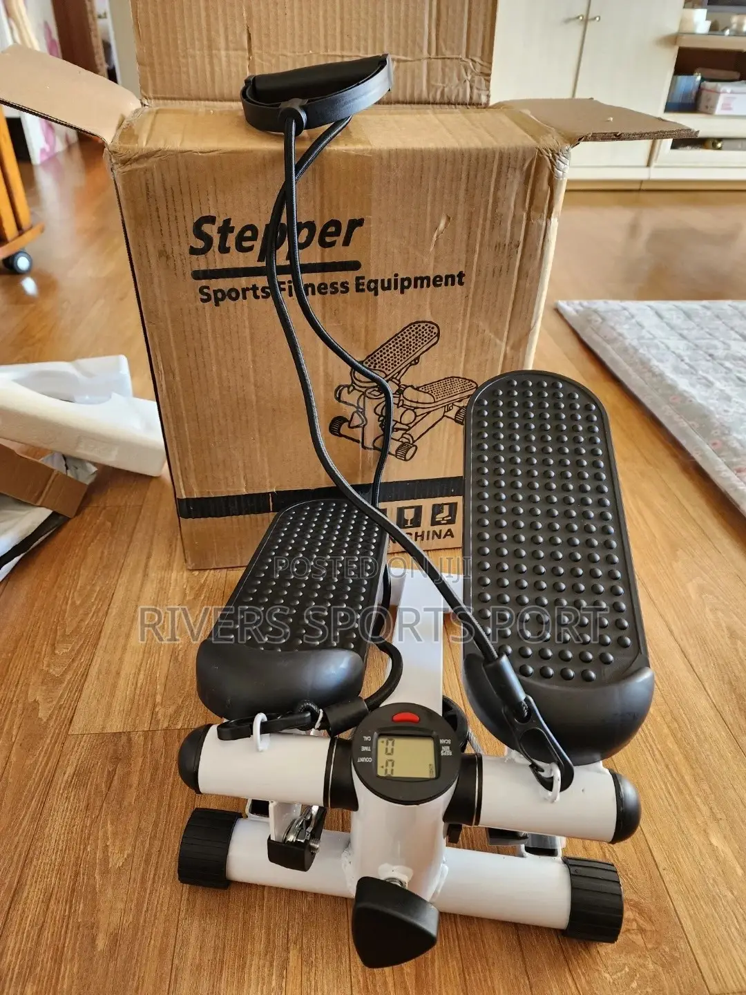 Bicycle Foldable Pedal Mini Stepper Machine With Counter