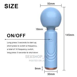 Extra Quiet Amazing Fast Big Soft Head Wand Vibrator