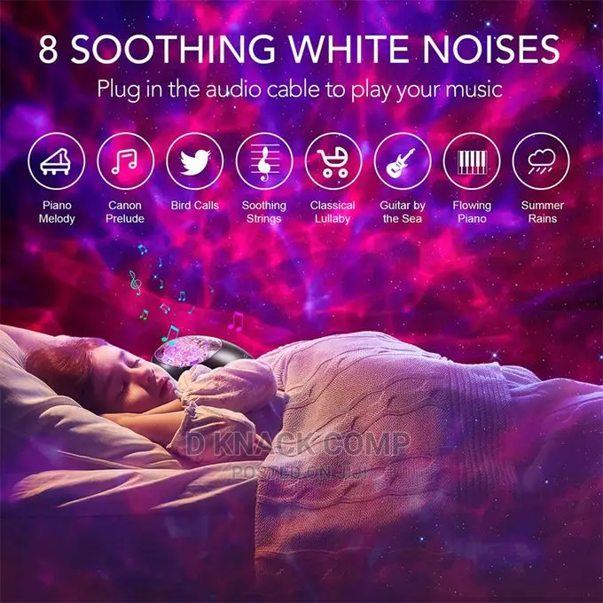 Bluetooth Lucky Stone Ocean Projection Light Dream Music