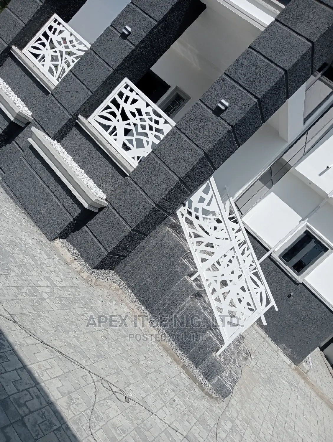 White Painted Laser Cut