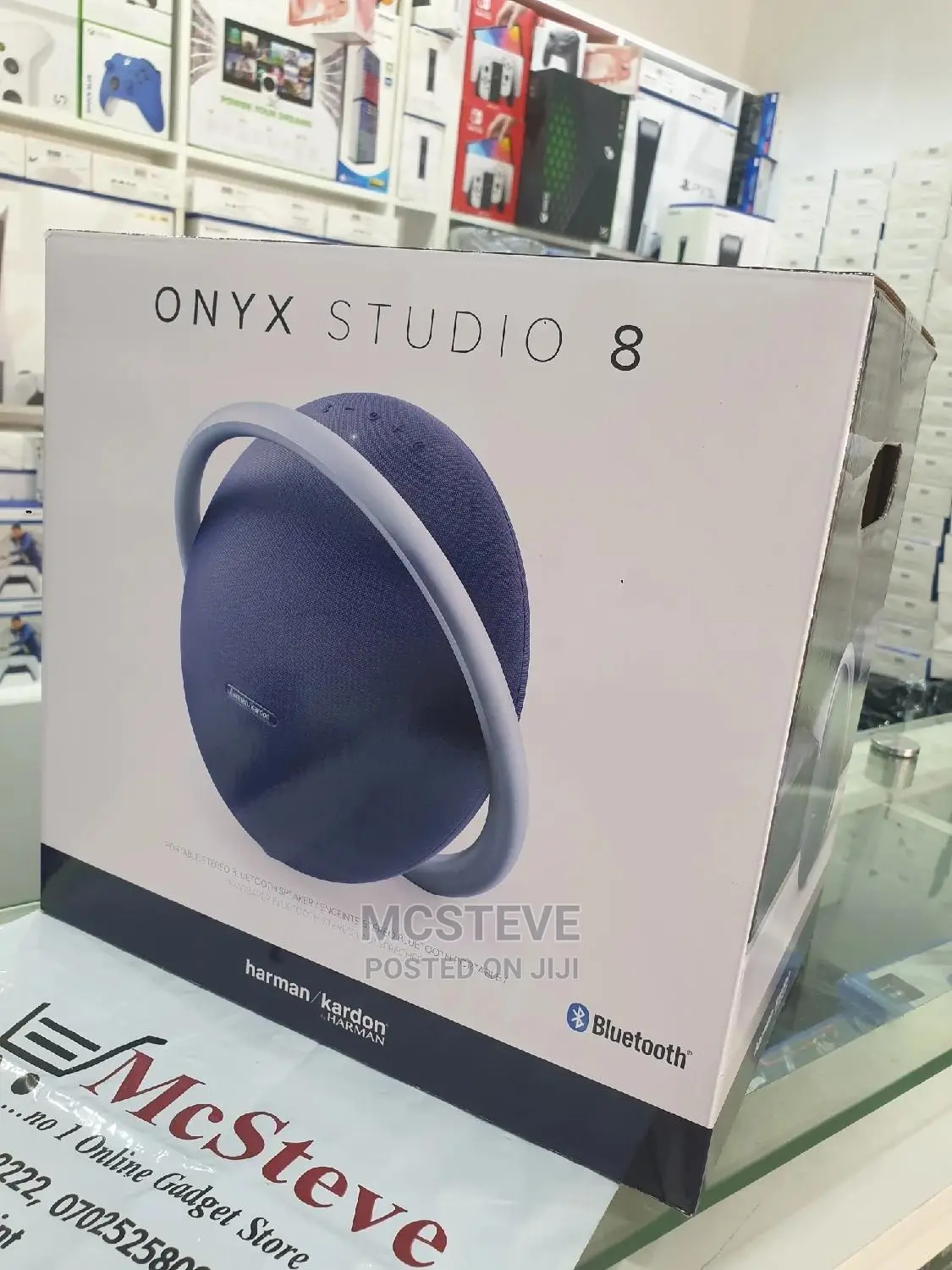 Onyx Studio 8 Waterproof Wireless Bluetooth Speaker.