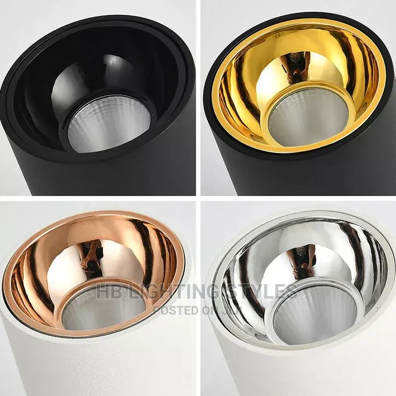 Cylinder Rose Gold LED Spotlight