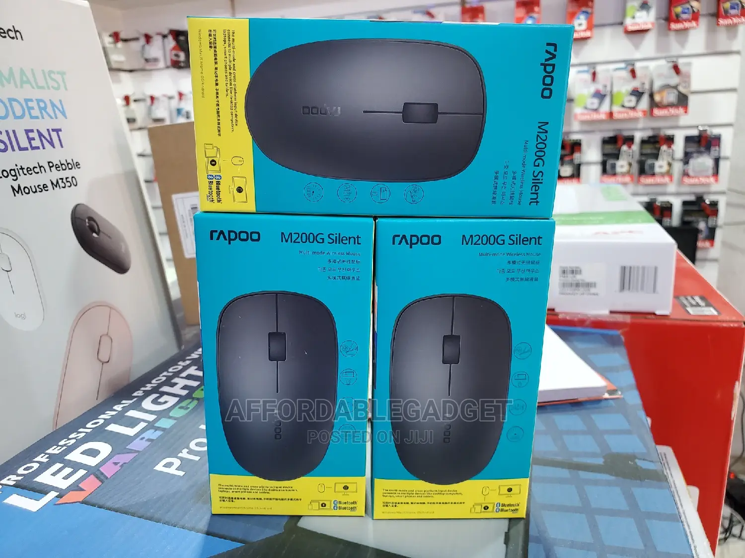 Wireless/Bluetooth Mouse(Connect Up to 3 Device) M200
