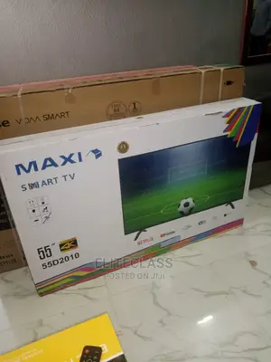 Photo - 55'' Brand New Maxi UHD Smart TV- BLACK